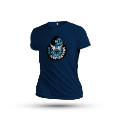 KSW Icefighters - Basic Kids T-Shirt - navy - Logo - 9-11y