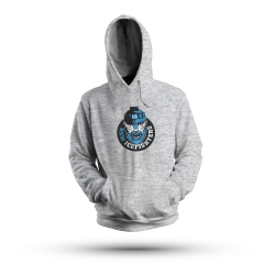 KSW Icefighters - Hoodie - Logo - grey - Gr: 2XL